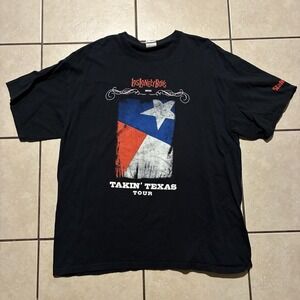Los Lonely Boys 2010 Takin' Texas Tour Men's XL Black T-shirt